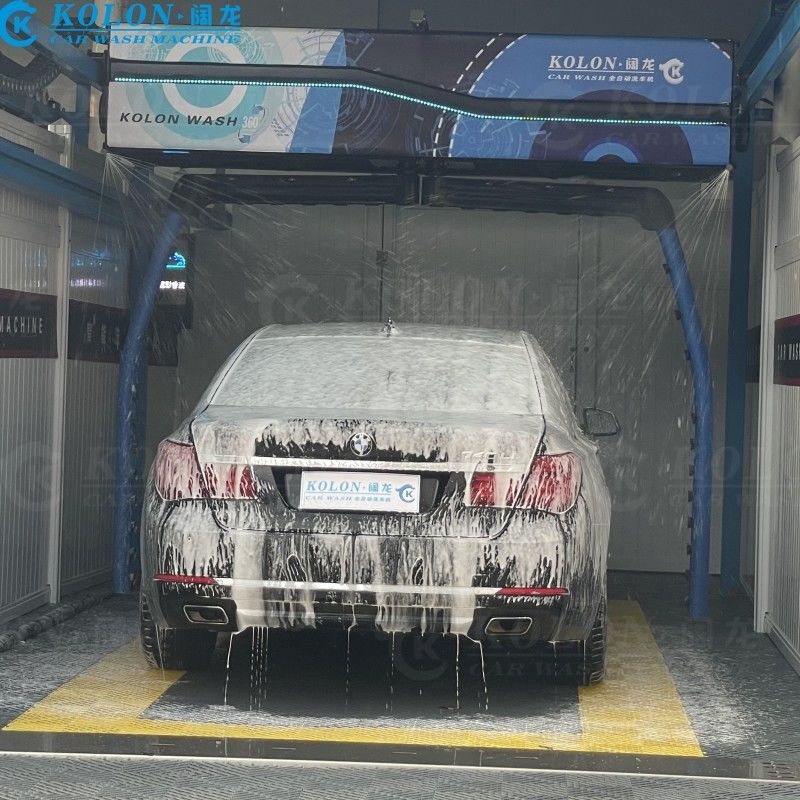 Máy giặt xe tự động không bàn chải không chạm KL360-2 18.5kw máy bơm nước 12kw máy sấy không khí