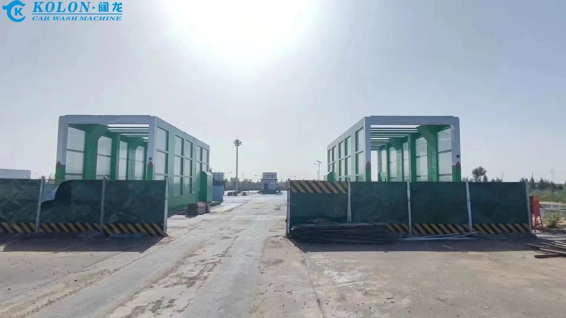 Máy giặt xe buýt điện với thời gian giặt 3-5 phút / xe Không giới hạn thời gian giặt tối đa
